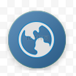 地球图标手机图标图片_蓝色的地球图标设计