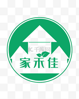 绿色房子LOGO