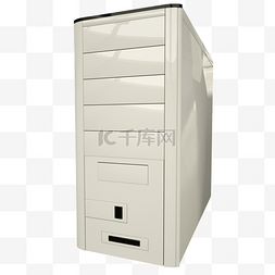 白色电脑机箱
