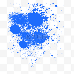 颜料喷溅图片_深蓝色不规则单色液体颜料喷溅