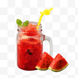 夏季西瓜果汁饮品