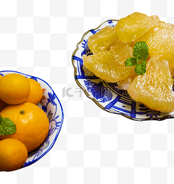 水果瓣图片_新鲜水果柚子橘子