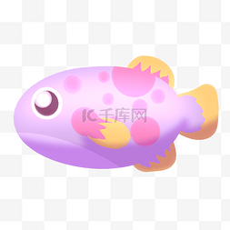 粉色鱼类动物