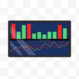 行情图表图片_数据图表柱形图股票行情