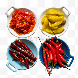 厨房调料品图片_调料品各种辣椒