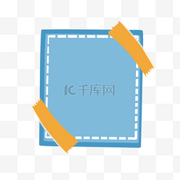 照片简约相框图片_简约贴纸边框装饰元素