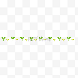 发芽的绿豆图片_春季树苗分割线