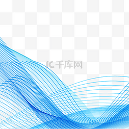 科技线条蓝色背景图片_科技曲线线条