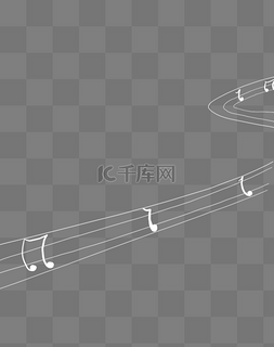 音乐图片_白色音符