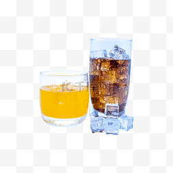 两杯美味冷饮