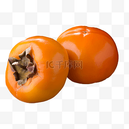 脆柿图片_食物柿子