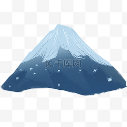 日本的富士山插画