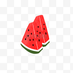 红色水果实物图片_红色的西瓜