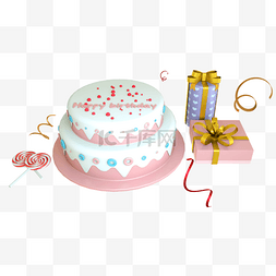 生日装饰蛋糕组合