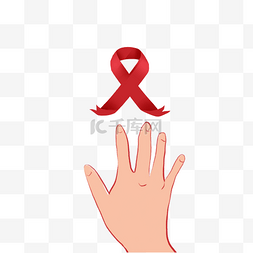 艾滋病红色图片_艾滋病日