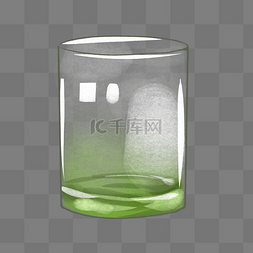 玻璃玻璃水杯图片_玻璃水杯装饰插画