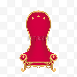 红色皮面吧椅图片_红色宝座椅子
