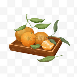一盘西点水果图片_秋天水果柑橘蜜橘
