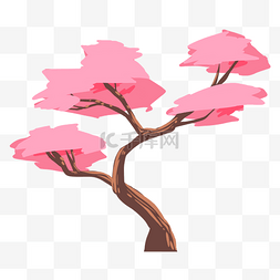 粉色桃花植物