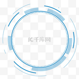 未来科技感边框镜头感