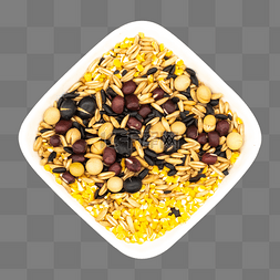小米红豆粥图片_小米和豆子食材
