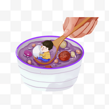 腊八节腊八喝粥美食