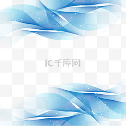 菱形商务图片_蓝色科技抽象边框