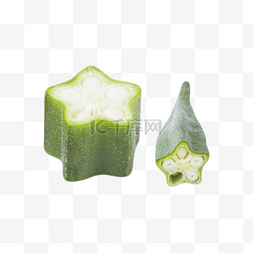 绿色蔬菜秋葵图片_真好吃的秋葵美味