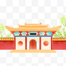 中国风寺庙建筑