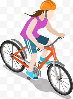 骑自行车的女孩下载