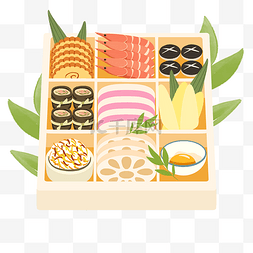 彩色重阳图片_日本节日传统osechi ryori