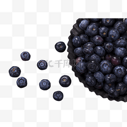 梅蓝色图片_饱满多汁酸甜的蓝莓