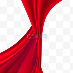 红色飘带