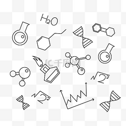 化学学习图片_化学公式底纹