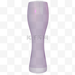 精美紫色花瓶