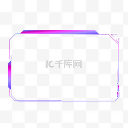 彩色渐变几何图片_彩色渐变不规则边框