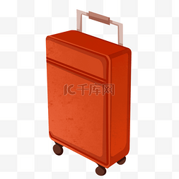 红色行李箱