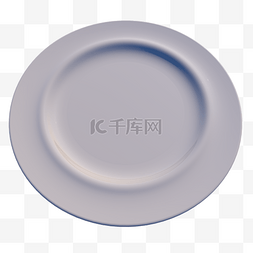餐盘盘子图片_白色简单大盘子