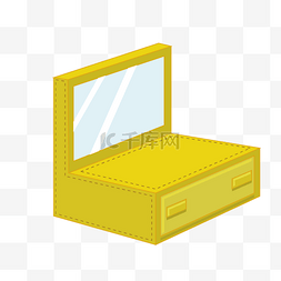 黄色柜子装饰
