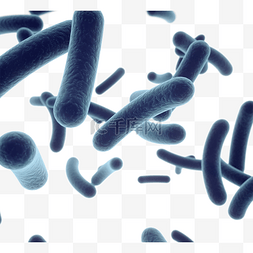 科学防护冠状病毒图片_条状微生物3d元素