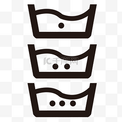 服装水洗标符号图片_水洗标志图标