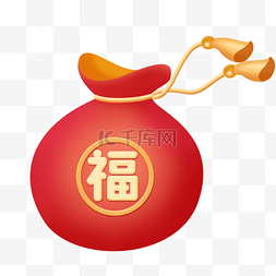 2021春节图片图片_新年立体福袋春节