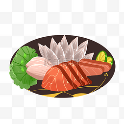 日本美食海鲜刺身