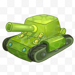 军事迷彩坦克