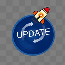 系统更新图标图片_更新火箭图标