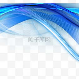 蓝色抽象曲线背景图片_蓝色抽象技术背景条纹