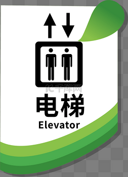 载客电梯图片_电子电梯门牌牌匾