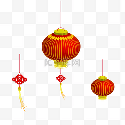 新年宣传图片_新年灯笼新春中国红