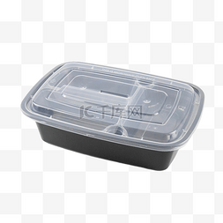 塑料托盘图标图片_黑色一次性塑料饭盒