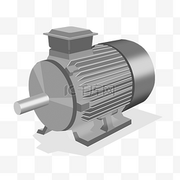 回转电机图片_灰色电机工具